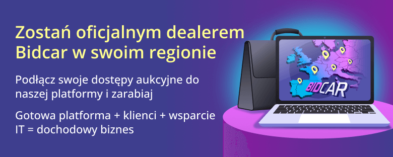 Zostań oficjalnym dealerem Bidcar w swoim regionie