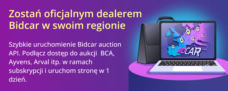 Zostań oficjalnym dealerem Bidcar w swoim regionie