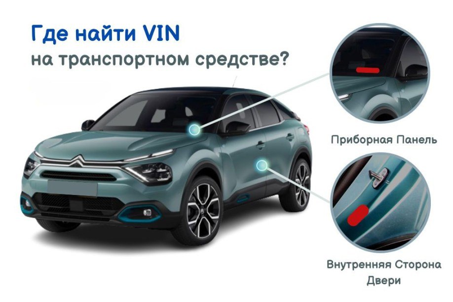 Где находится VIN номер Renault